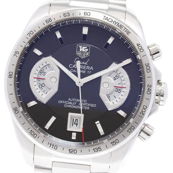 TAG HEUER Grand Carrera CAV511A Caliber 17 chronograph Automatic Men's - Picture 1 of 7